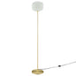 Reprise Glass Sphere Glass and Metal Floor Lamp