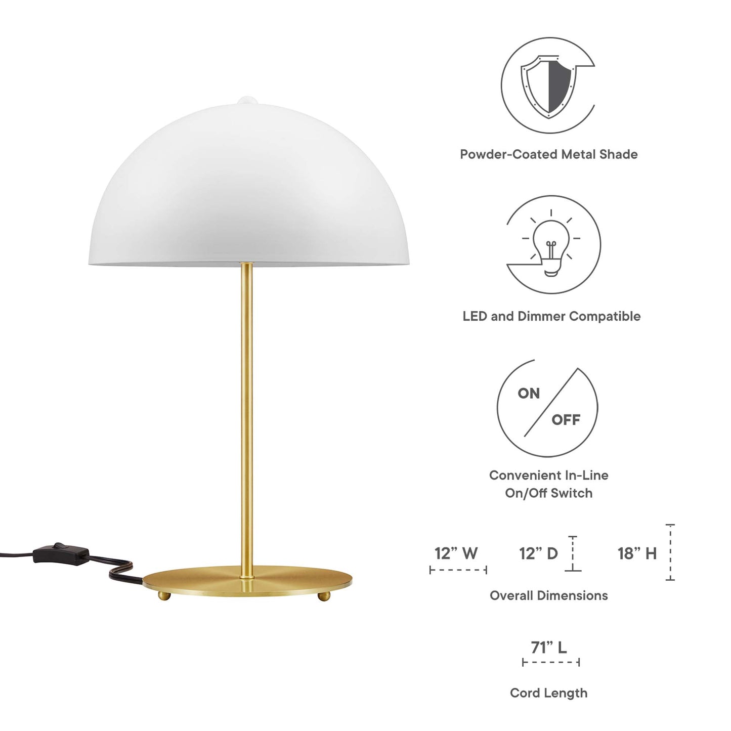 Ideal Metal Table Lamp