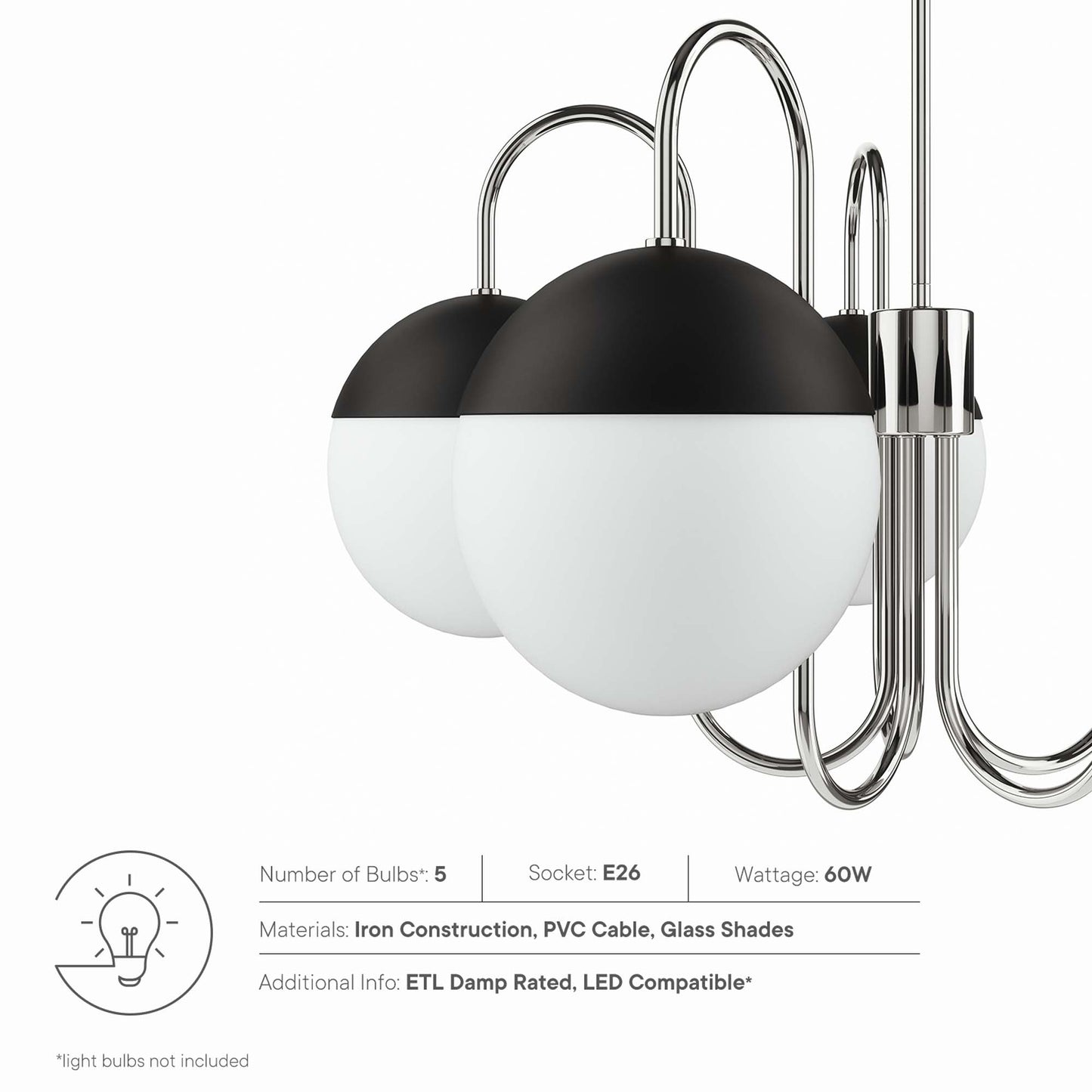 Stellar 5-Light Chandelier