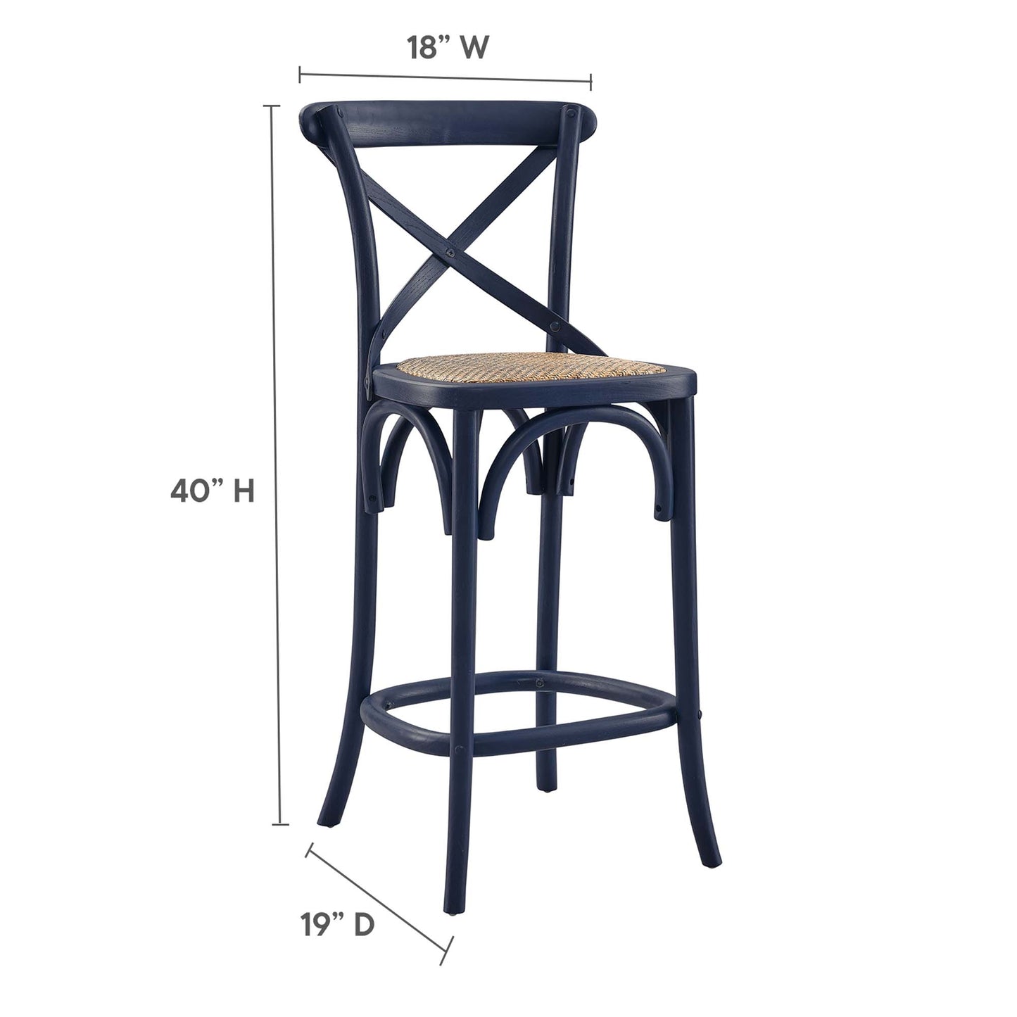 Tabouret de bar Gear Counter par Modway