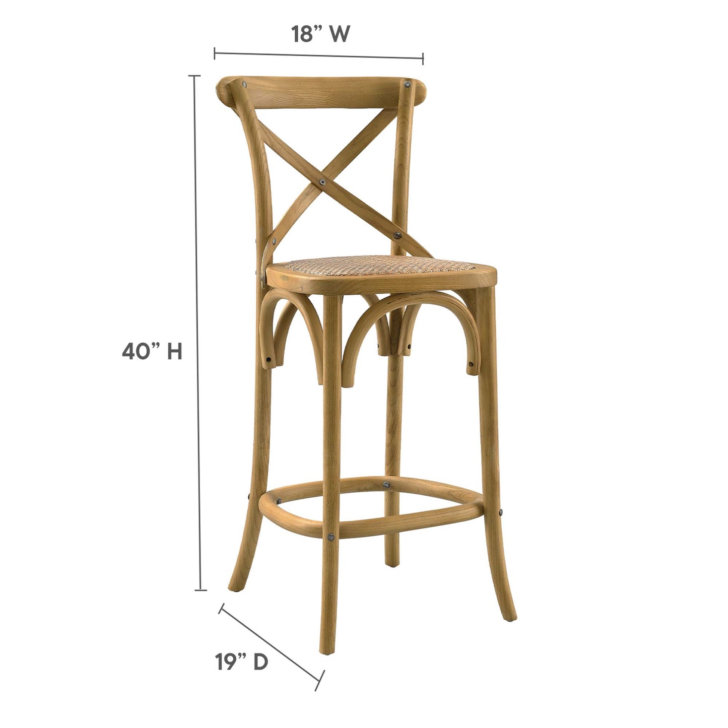 Tabouret de bar Gear Counter par Modway