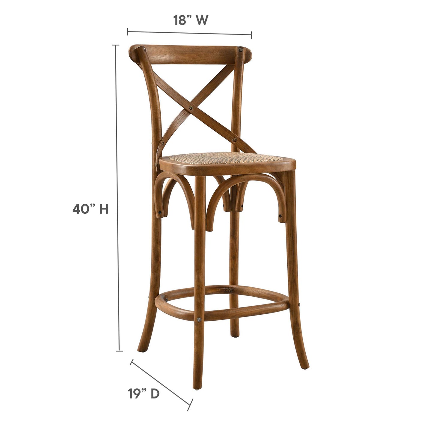 Tabouret de bar Gear Counter par Modway