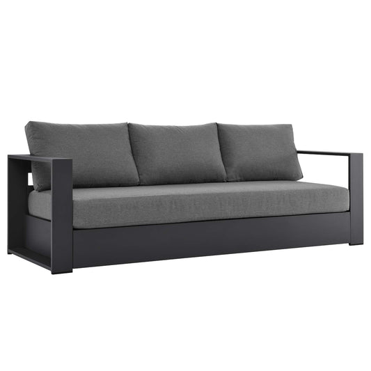 Tahoe Outdoor Patio Powder-Coated Aluminum Sofa