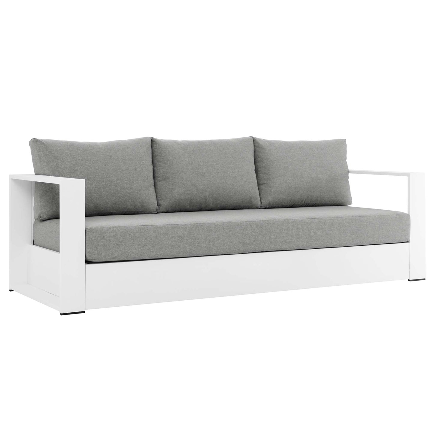 Tahoe Outdoor Patio Powder-Coated Aluminum Sofa