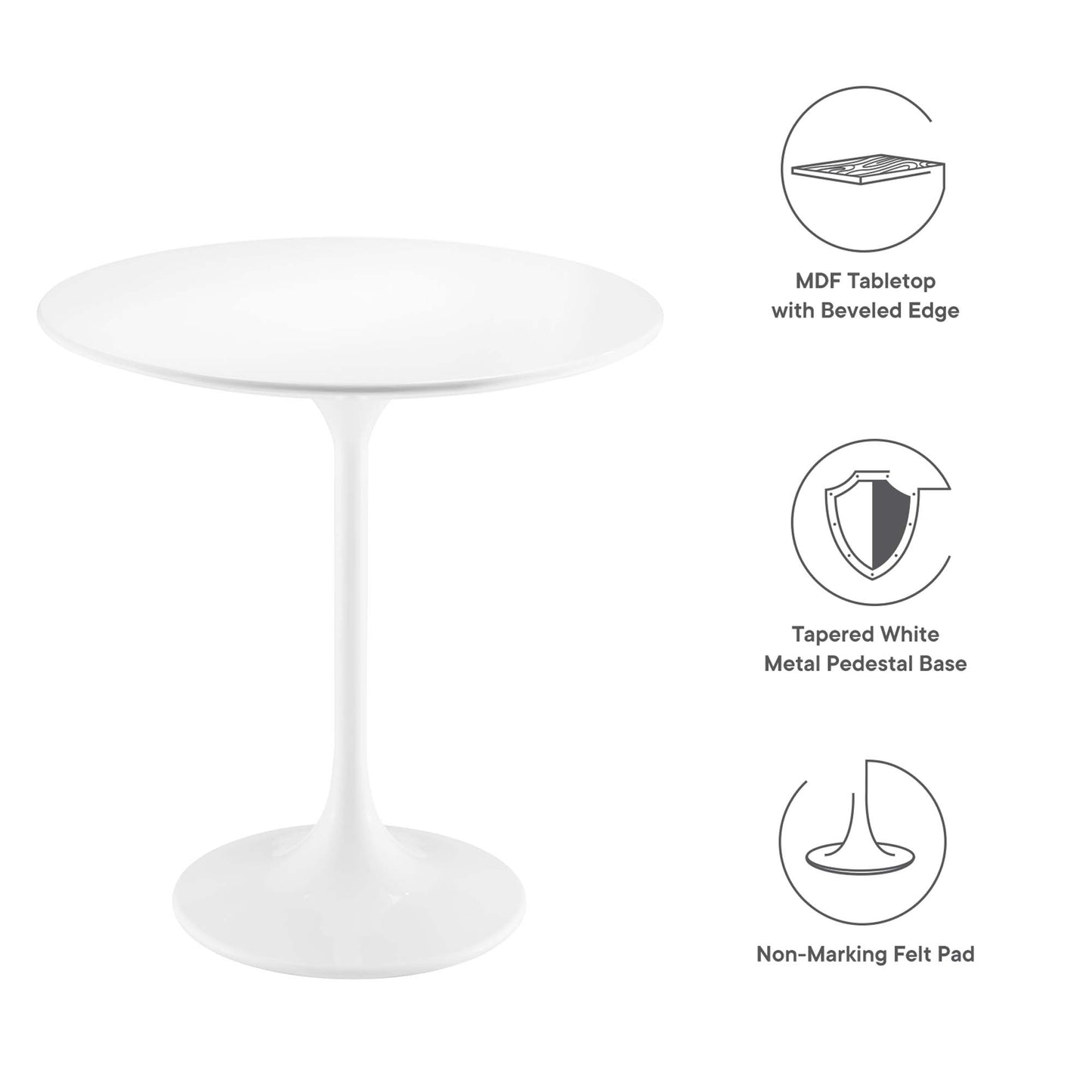 Lippa 20" Round Side Table