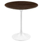 Lippa 20" Round Wood Grain Side Table