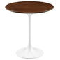 Lippa 20" Round Wood Grain Side Table