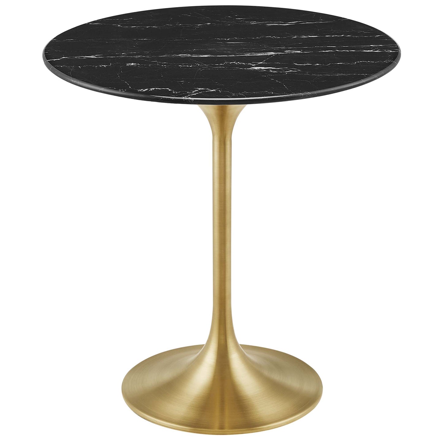 Lippa 20" Round Artificial Marble Side Table