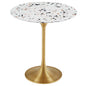 Table d'appoint ronde en terrazzo Lippa 20" par Modway