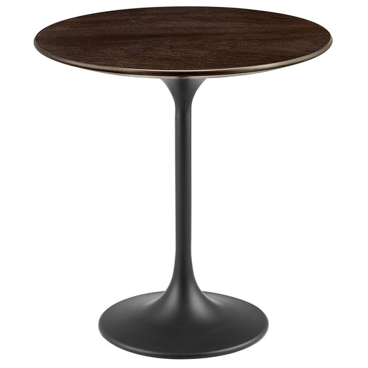 Lippa 20" Round Wood Grain Side Table