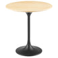 Lippa 20" Round Wood Grain Side Table