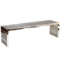 Gridiron Large Stainless Steel Bench