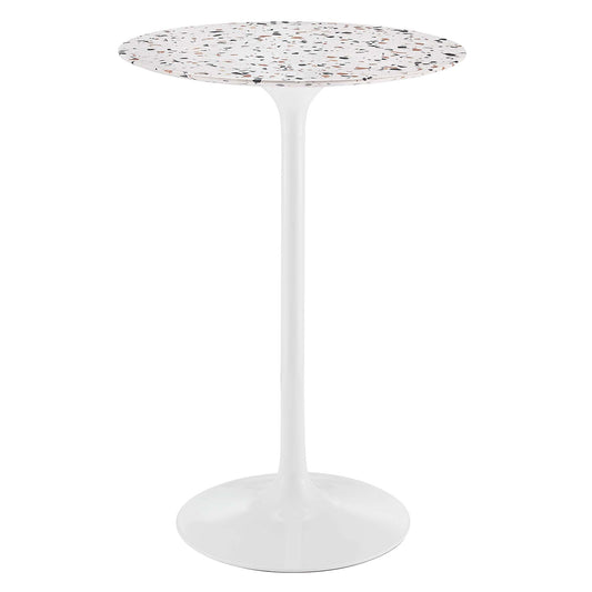 Lippa 28" Round Terrazzo Bar Table