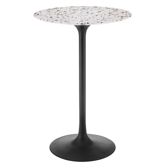 Lippa 28" Round Terrazzo Bar Table