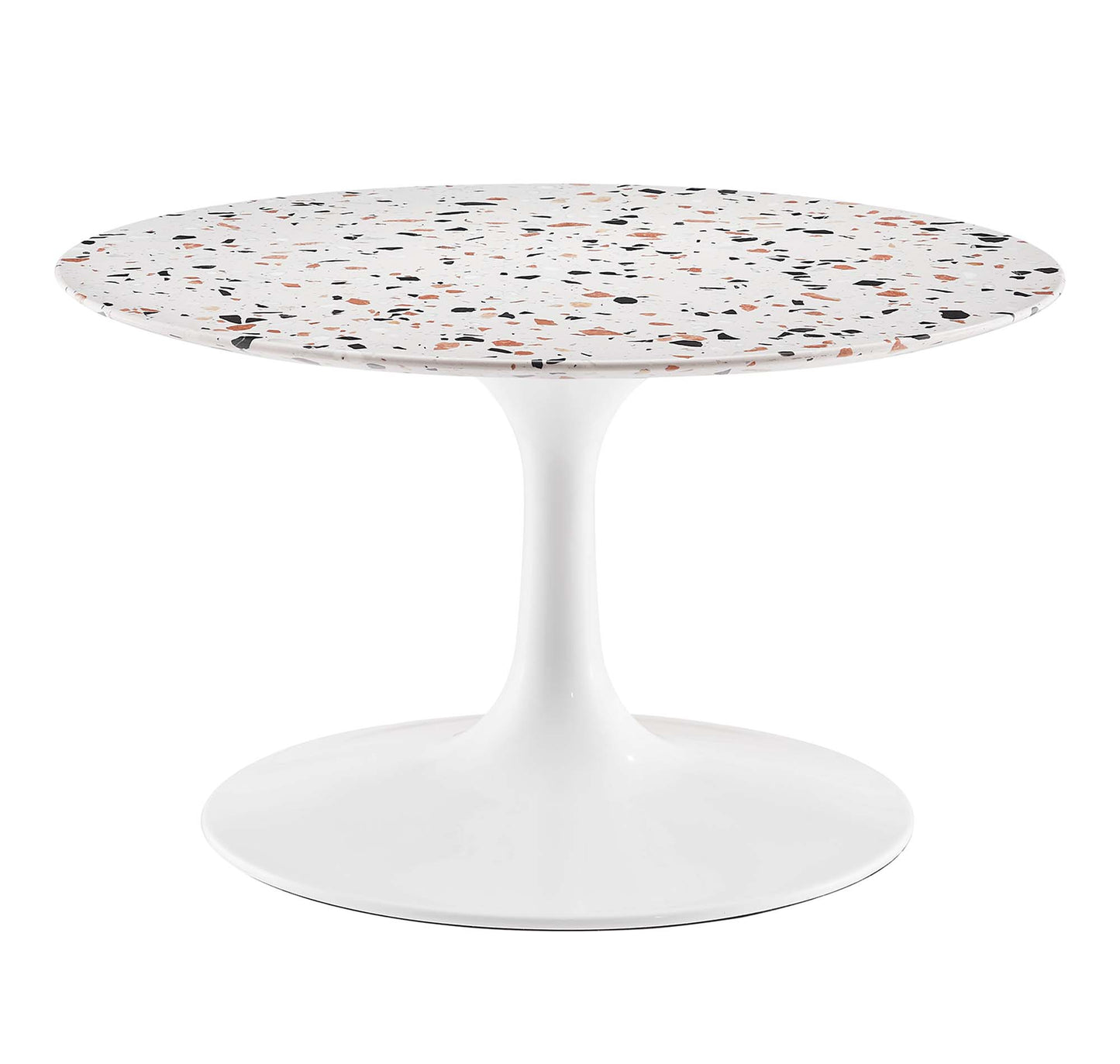 Lippa 28" Round Terrazzo Coffee Table