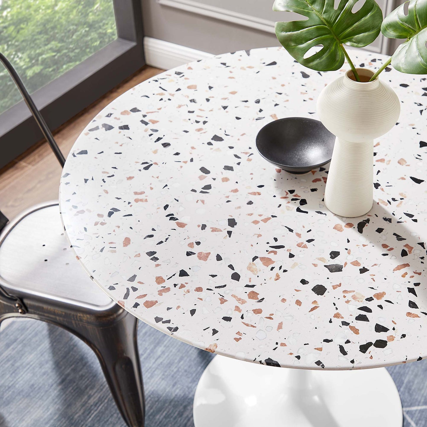 Lippa 36" Round Terrazzo Dining Table