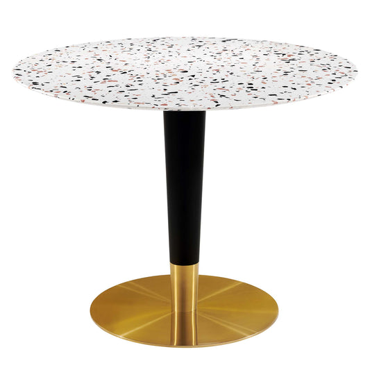 Zinque 40" Round Terrazzo Dining Table