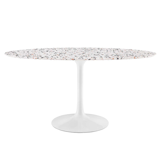 Lippa 60" Oval Terrazzo Dining Table