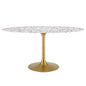 Lippa 60" Oval Terrazzo Dining Table