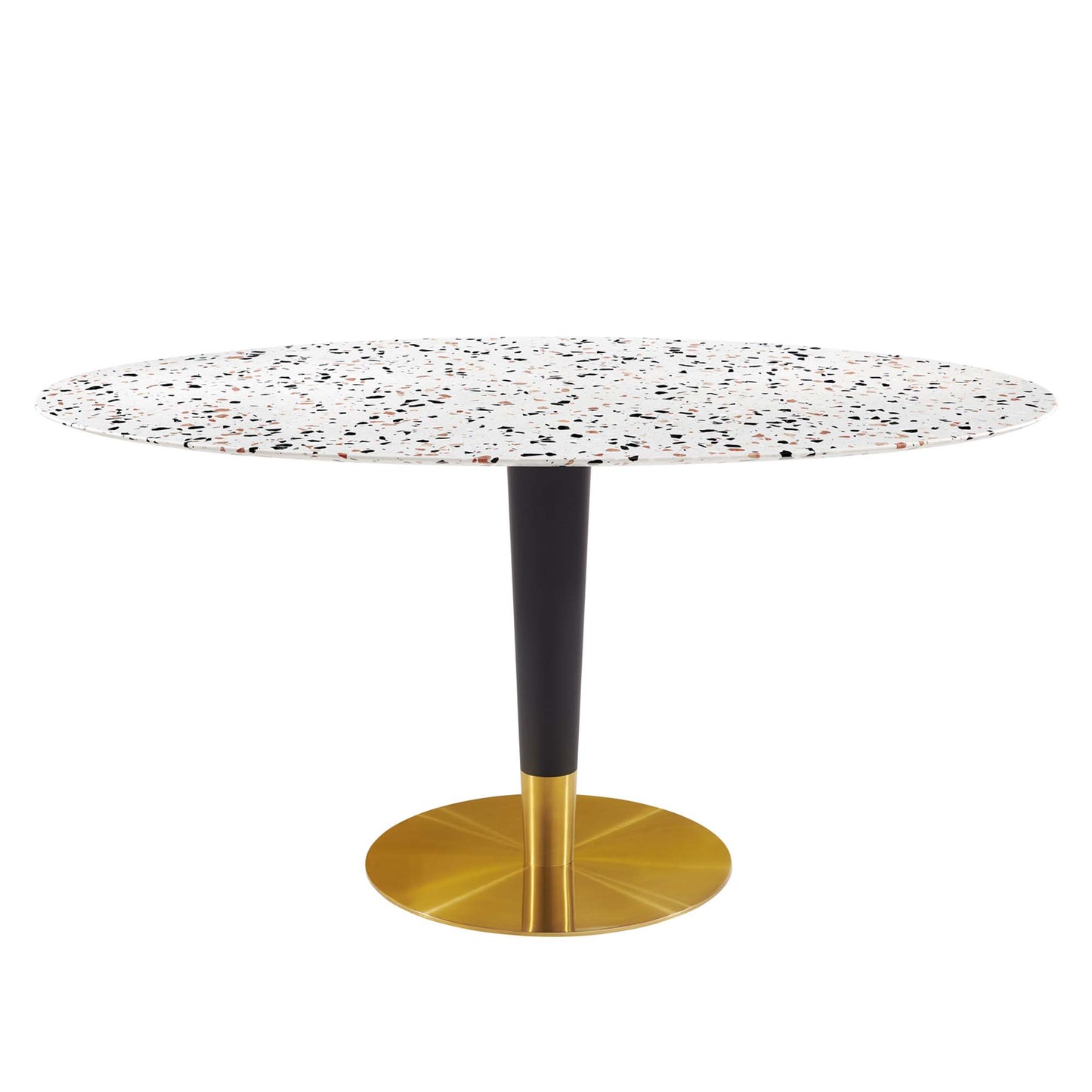 Zinque 60" Oval Terrazzo Dining Table