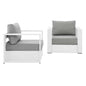 Tahoe 2-Piece Outdoor Patio Powder-Coated Aluminum Armchair Set