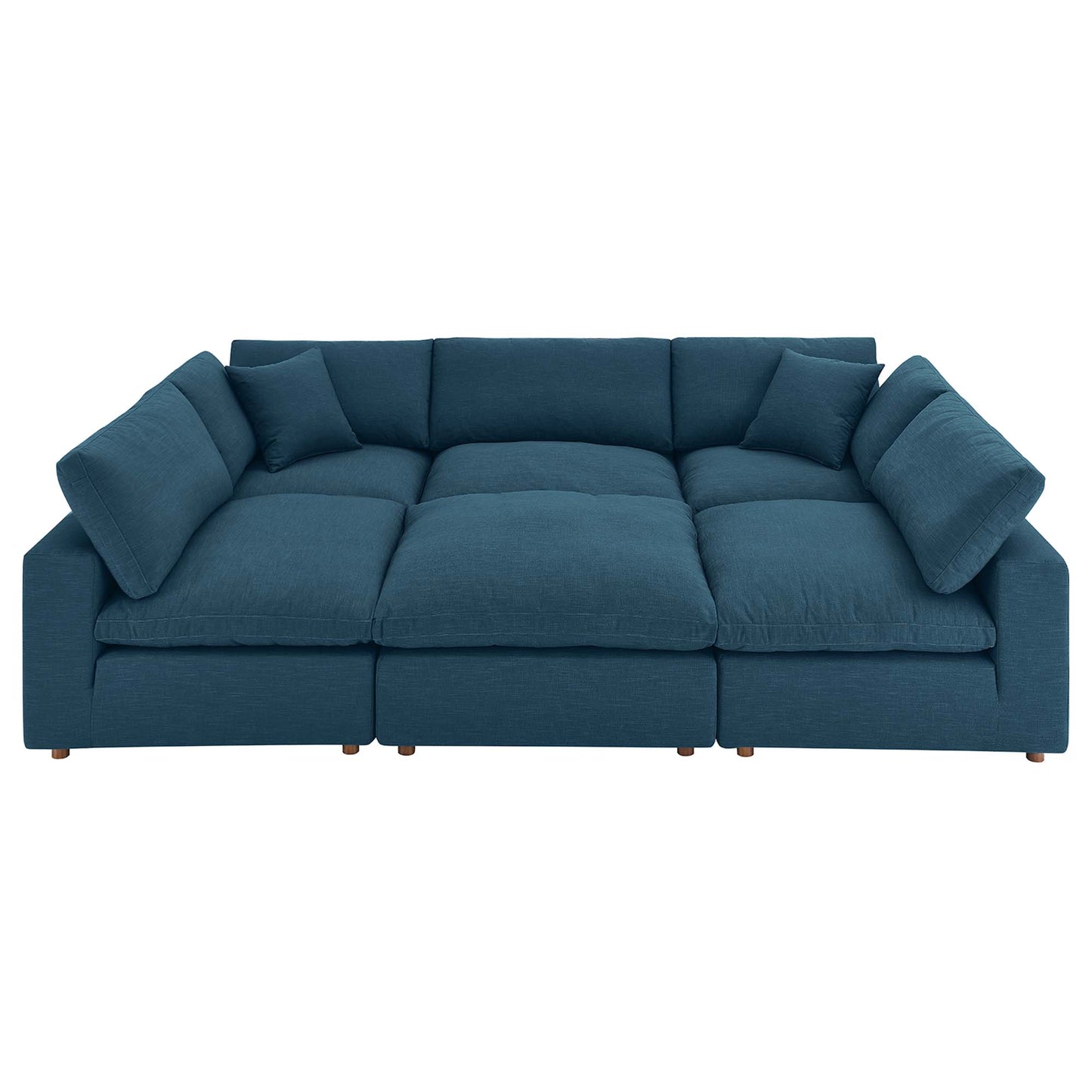 Commix 6-Piece Down Filled Overstuffed Sectional Sofa