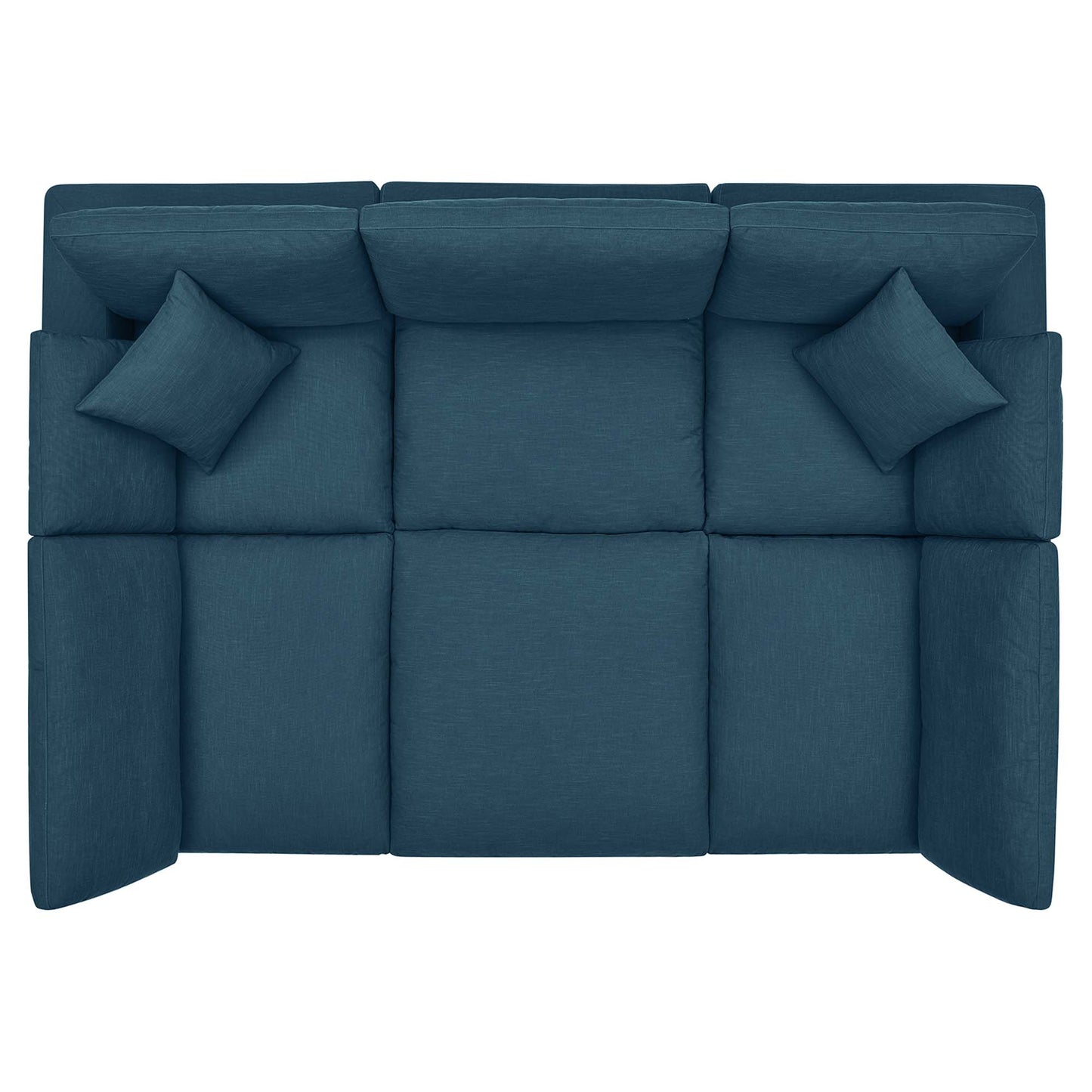 Commix 6-Piece Down Filled Overstuffed Sectional Sofa