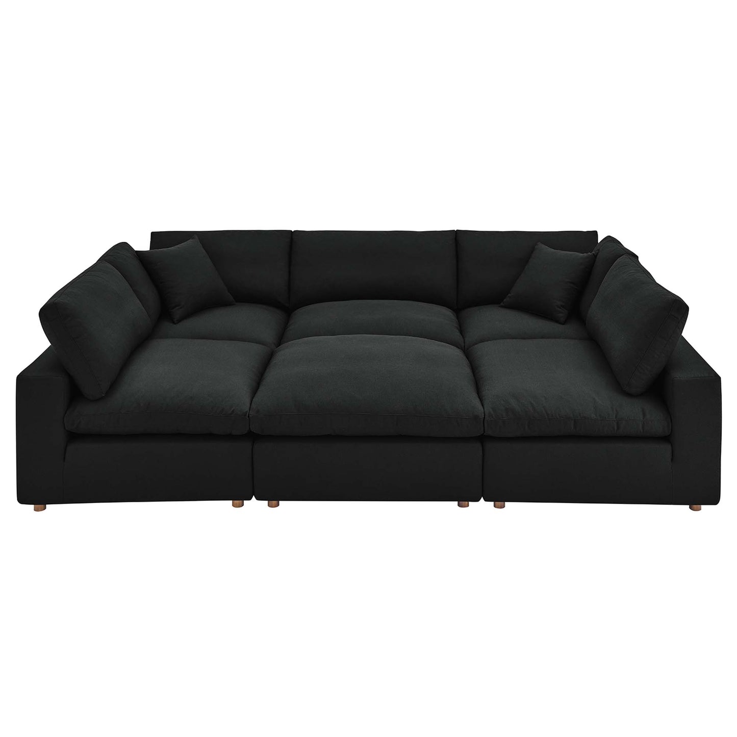 Commix 6-Piece Down Filled Overstuffed Sectional Sofa