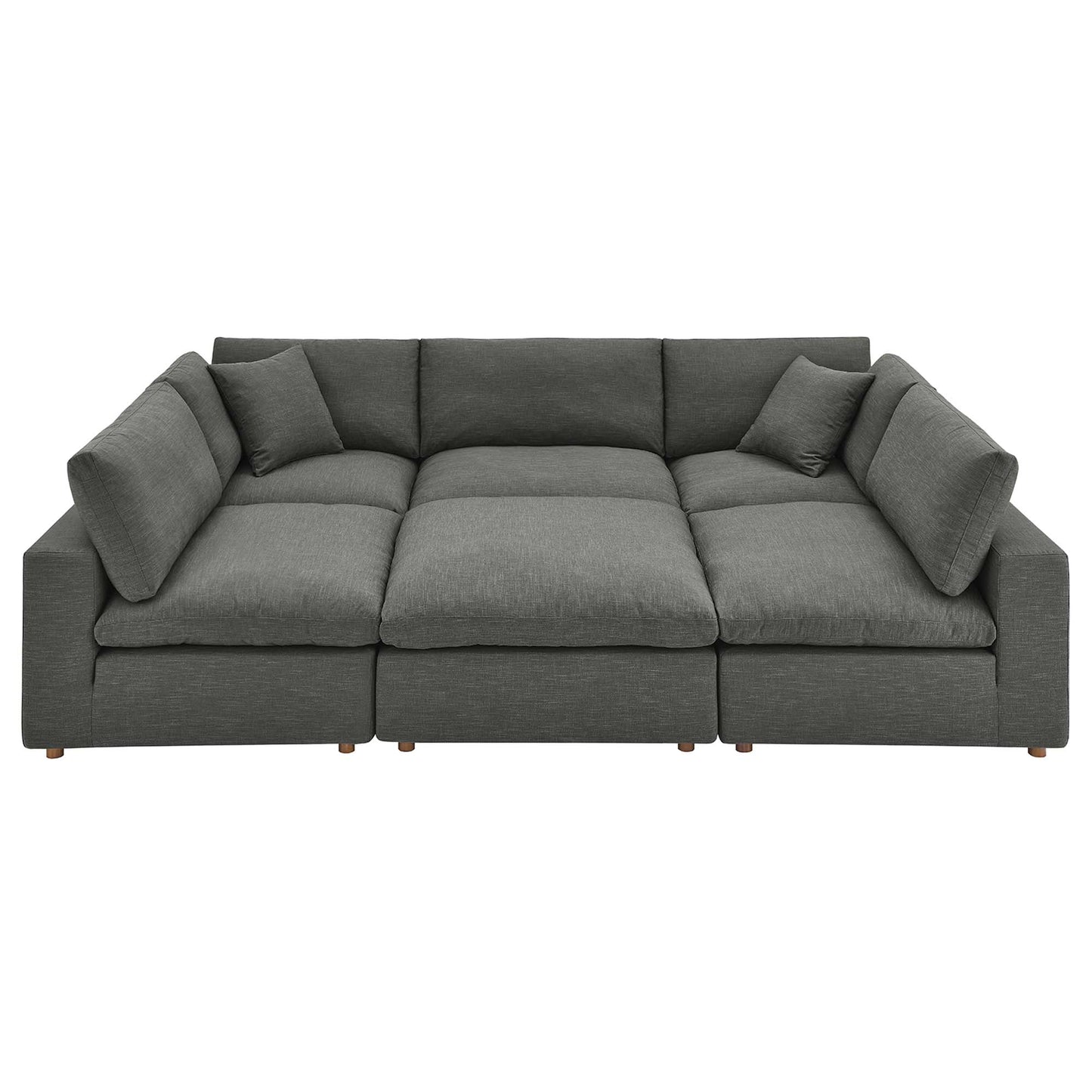 Commix 6-Piece Down Filled Overstuffed Sectional Sofa