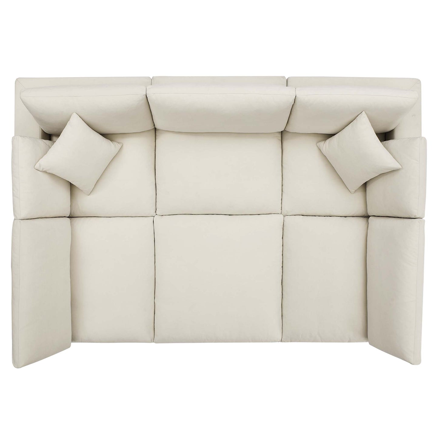 Commix 6-Piece Down Filled Overstuffed Sectional Sofa