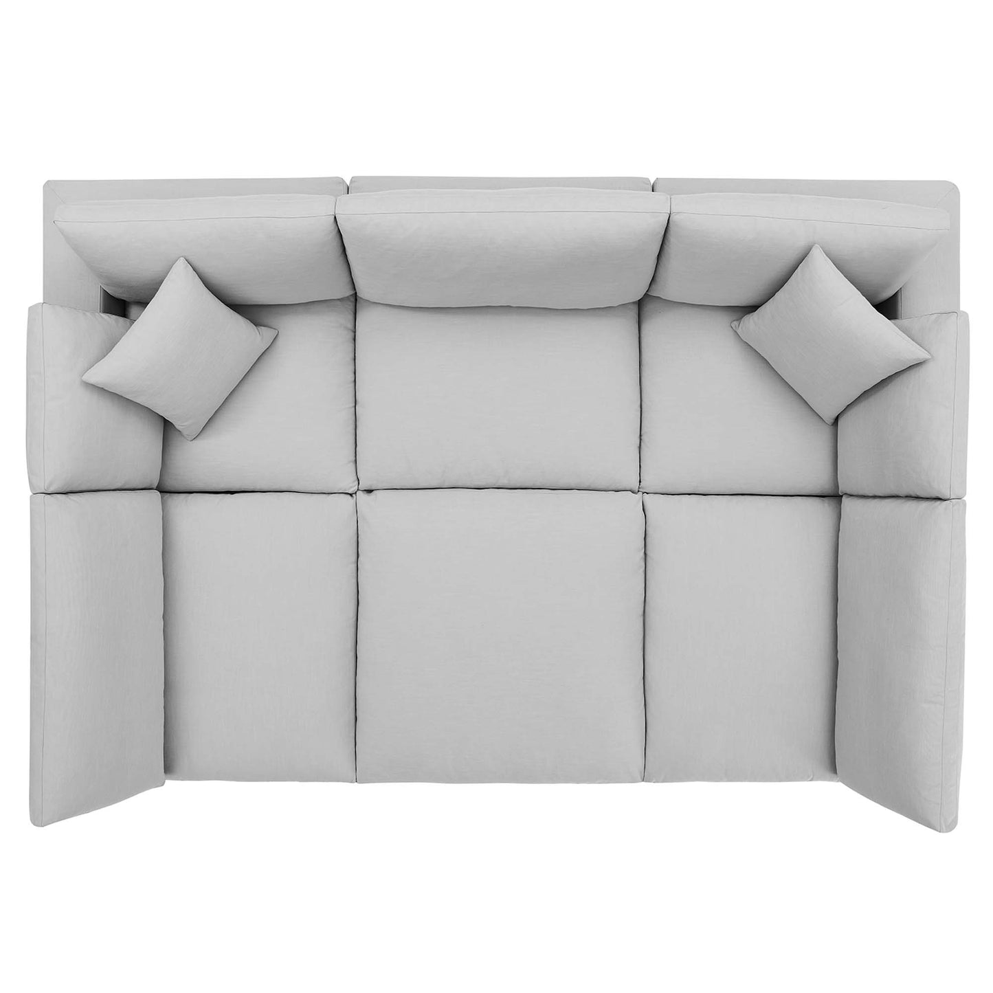 Commix 6-Piece Down Filled Overstuffed Sectional Sofa