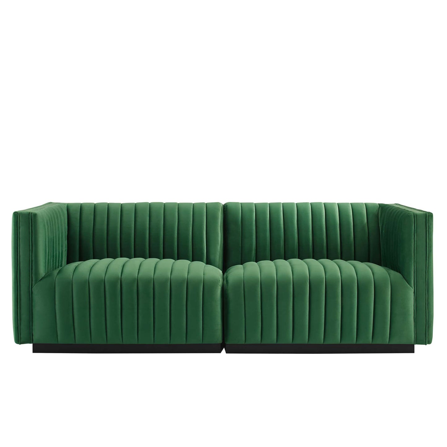 Conjure Channel Tufted Performance Velvet Loveseat