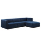 Conjure 4-Piece Channel Tufted Performance Velvet Sectional