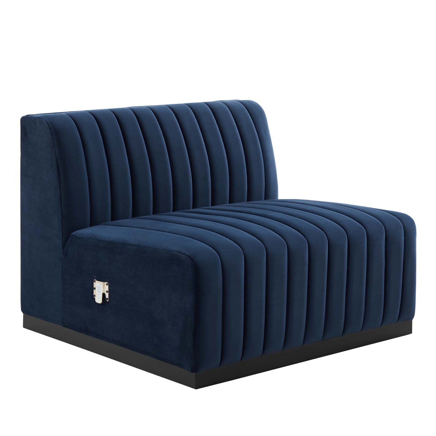 Conjure 4-Piece Channel Tufted Performance Velvet Sofa