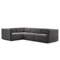 Conjure 4-Piece Channel Tufted Performance Velvet Sectional