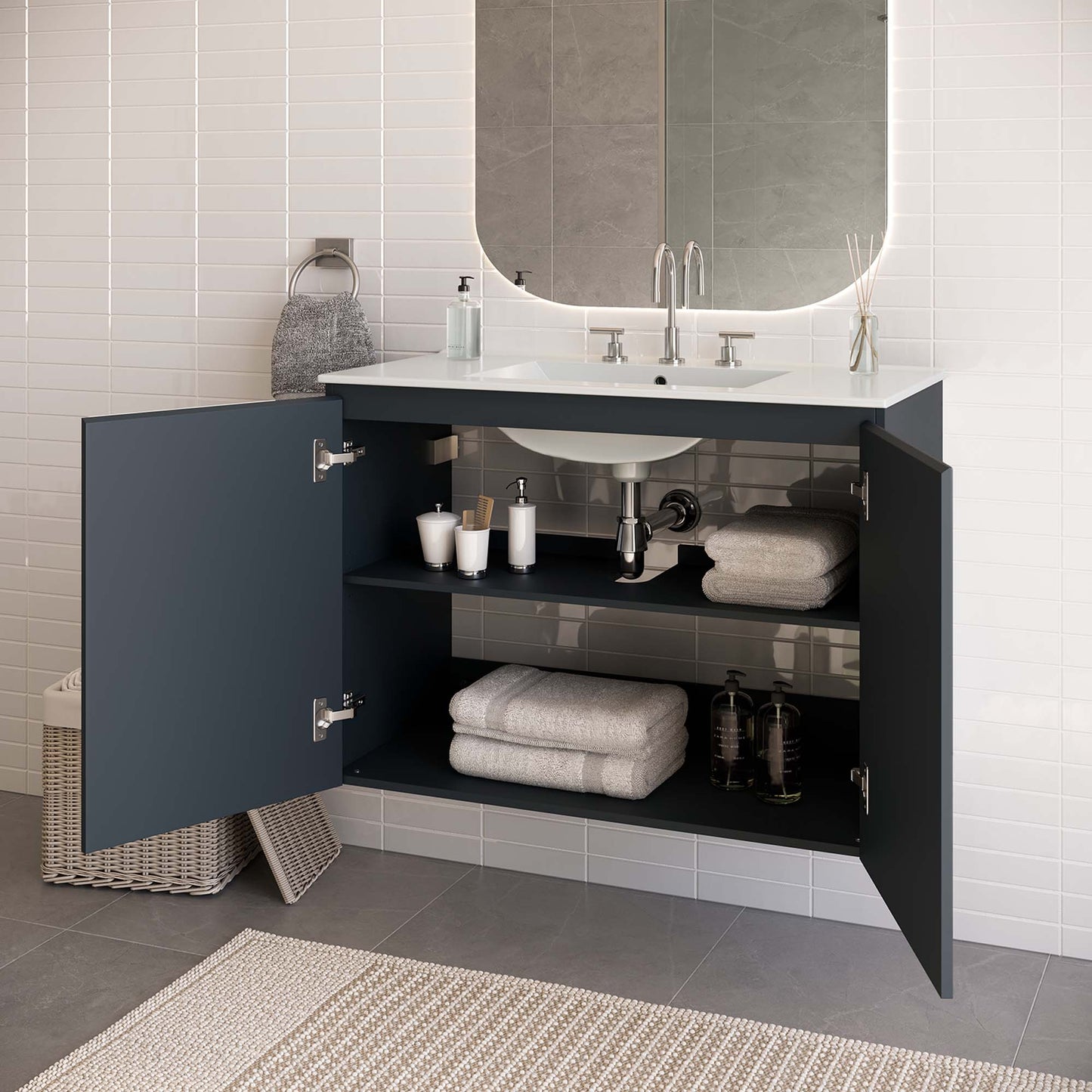 Mueble de baño de pared Bryn de 36" de Modway