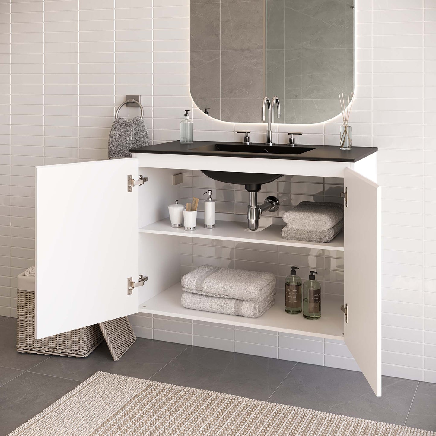 Mueble de baño de pared Bryn de 36" de Modway