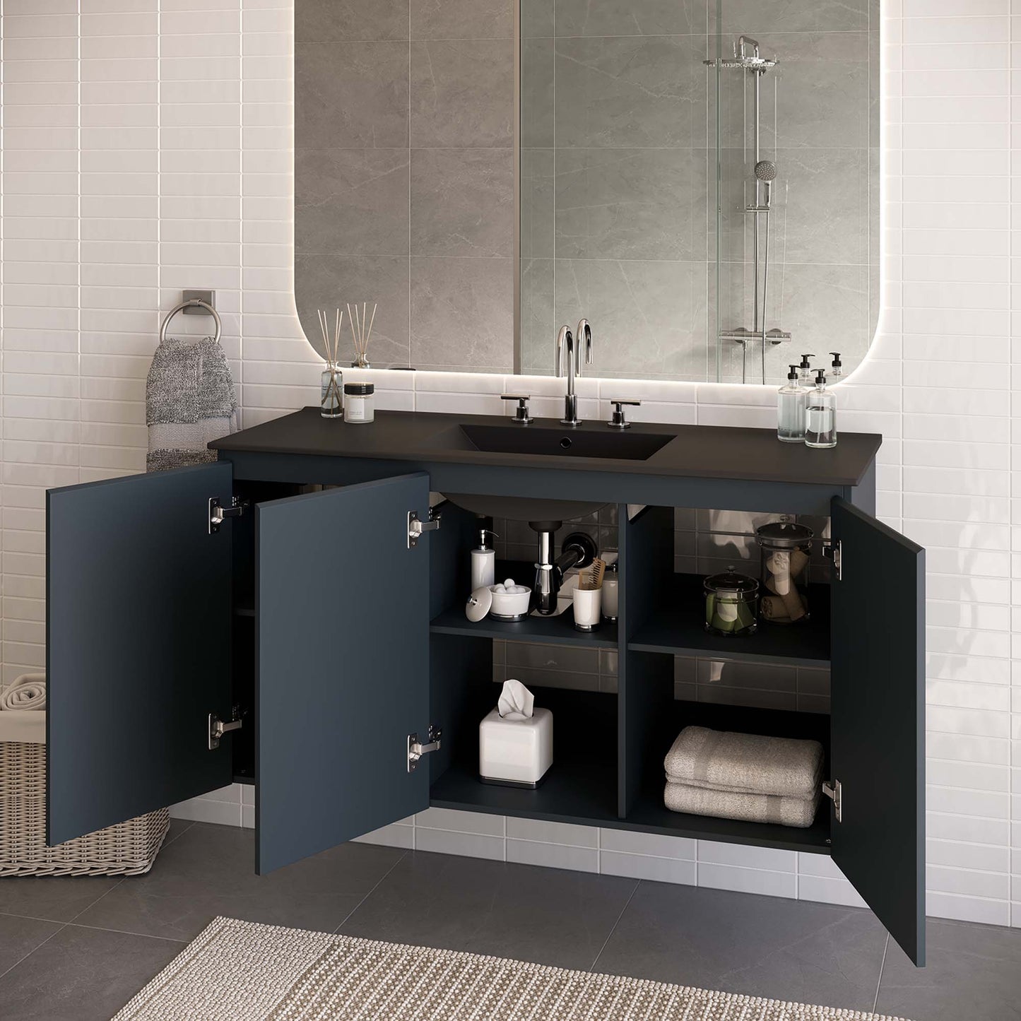 Mueble de baño de pared Bryn de 48" de Modway