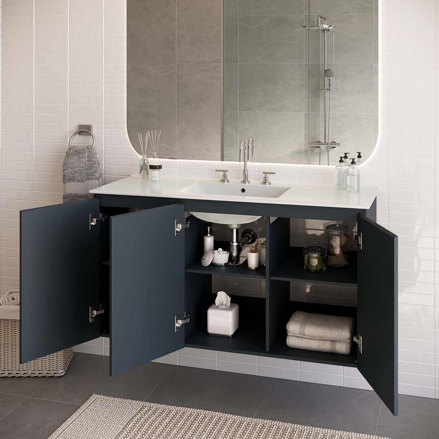 Mueble de baño de pared Bryn de 48" de Modway