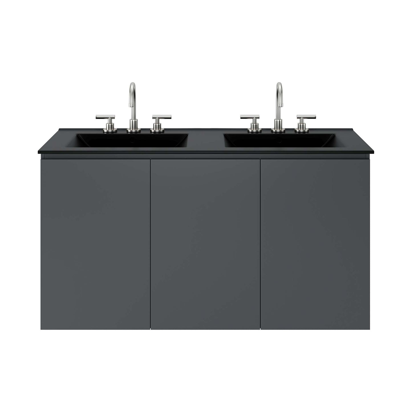 Bryn 48" Wall-Mount Double Sink Bathroom Vanity