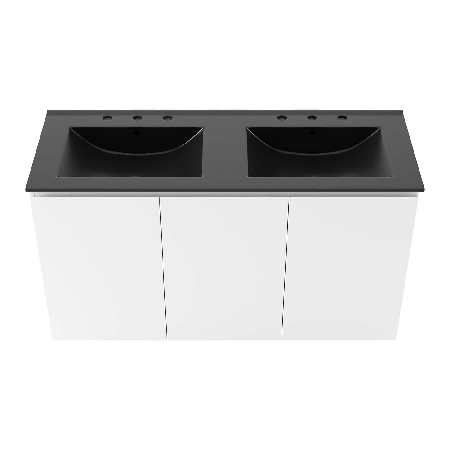 Bryn 48" Wall-Mount Double Sink Bathroom Vanity