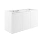 Bryn 48" Wall-Mount Double Sink Bathroom Vanity