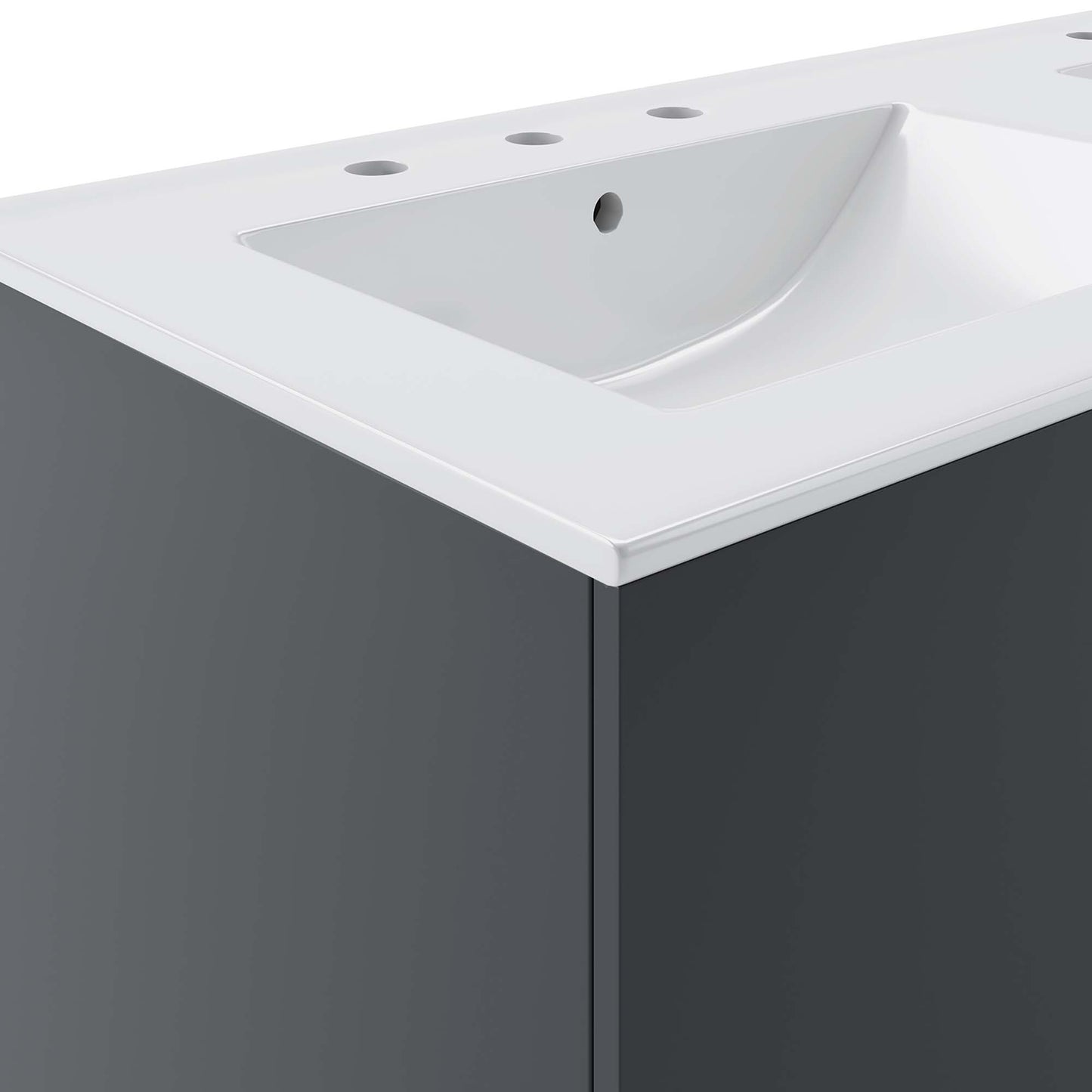 Meuble-lavabo à double vasque Vitality de 48 po par Modway