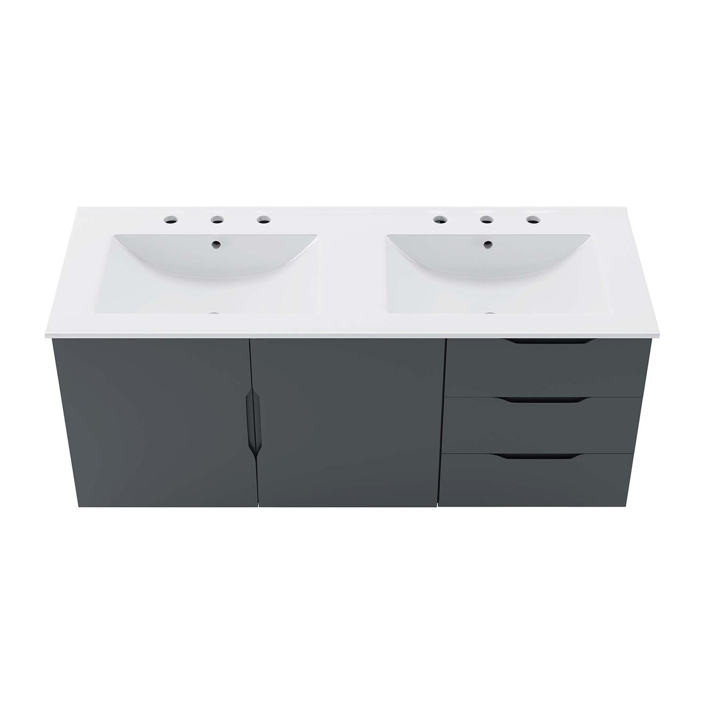 Meuble-lavabo à double vasque Vitality de 48 po par Modway