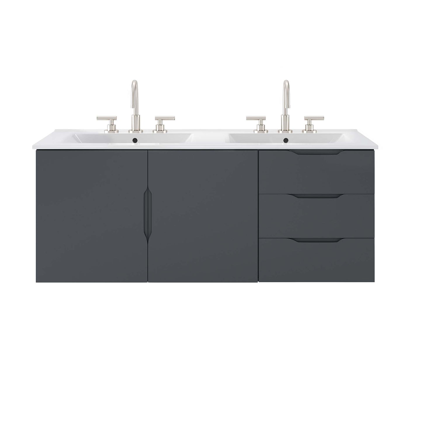 Meuble-lavabo à double vasque Vitality de 48 po par Modway