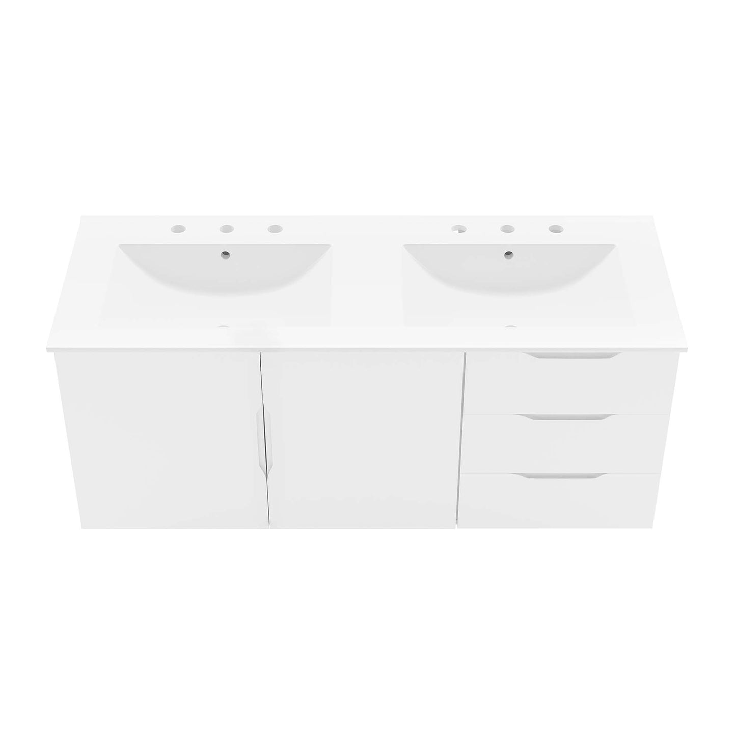 Meuble-lavabo à double vasque Vitality de 48 po par Modway