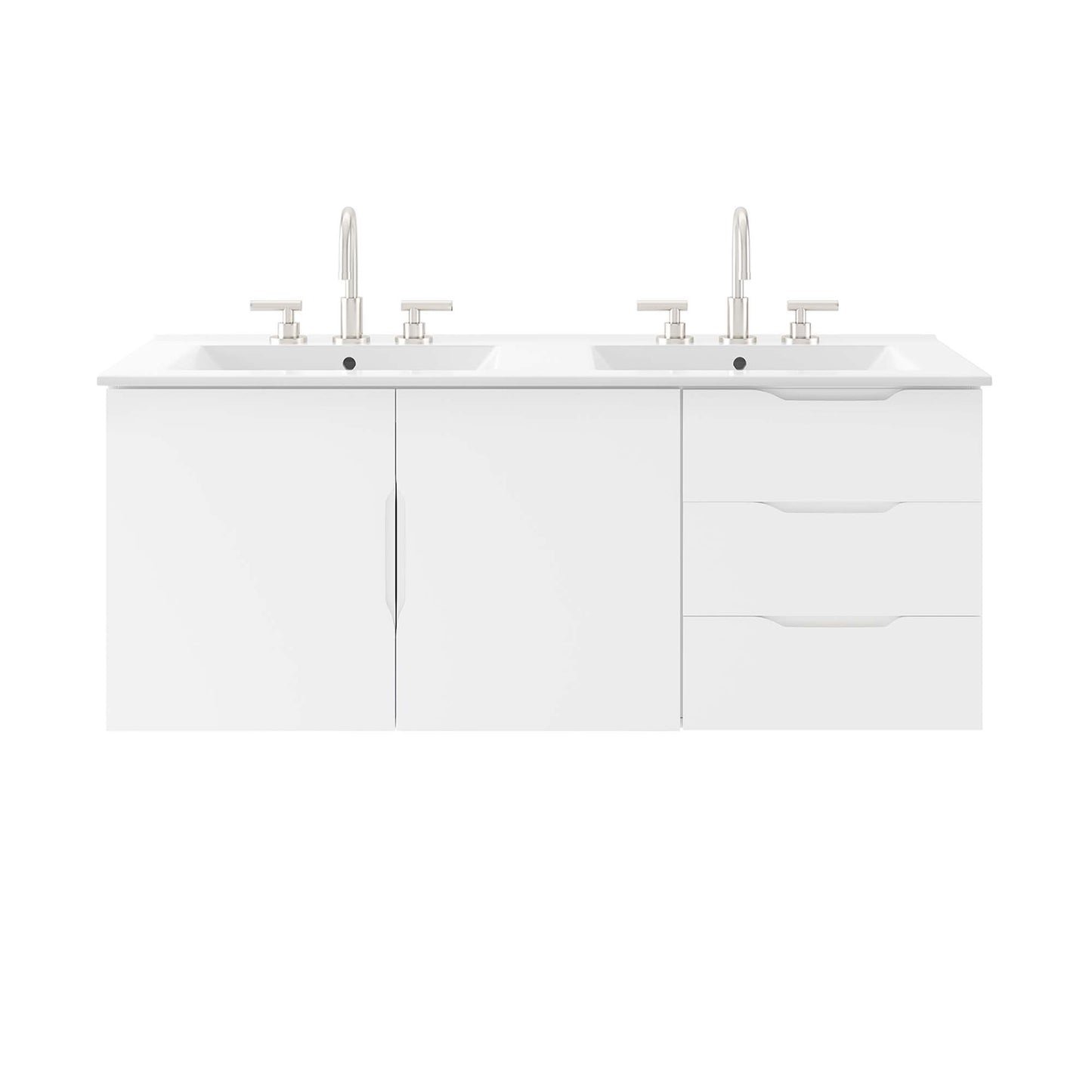 Meuble-lavabo à double vasque Vitality de 48 po par Modway