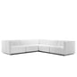 Conjure 5-Piece Channel Tufted Upholstered Fabric L-Shaped Sectional