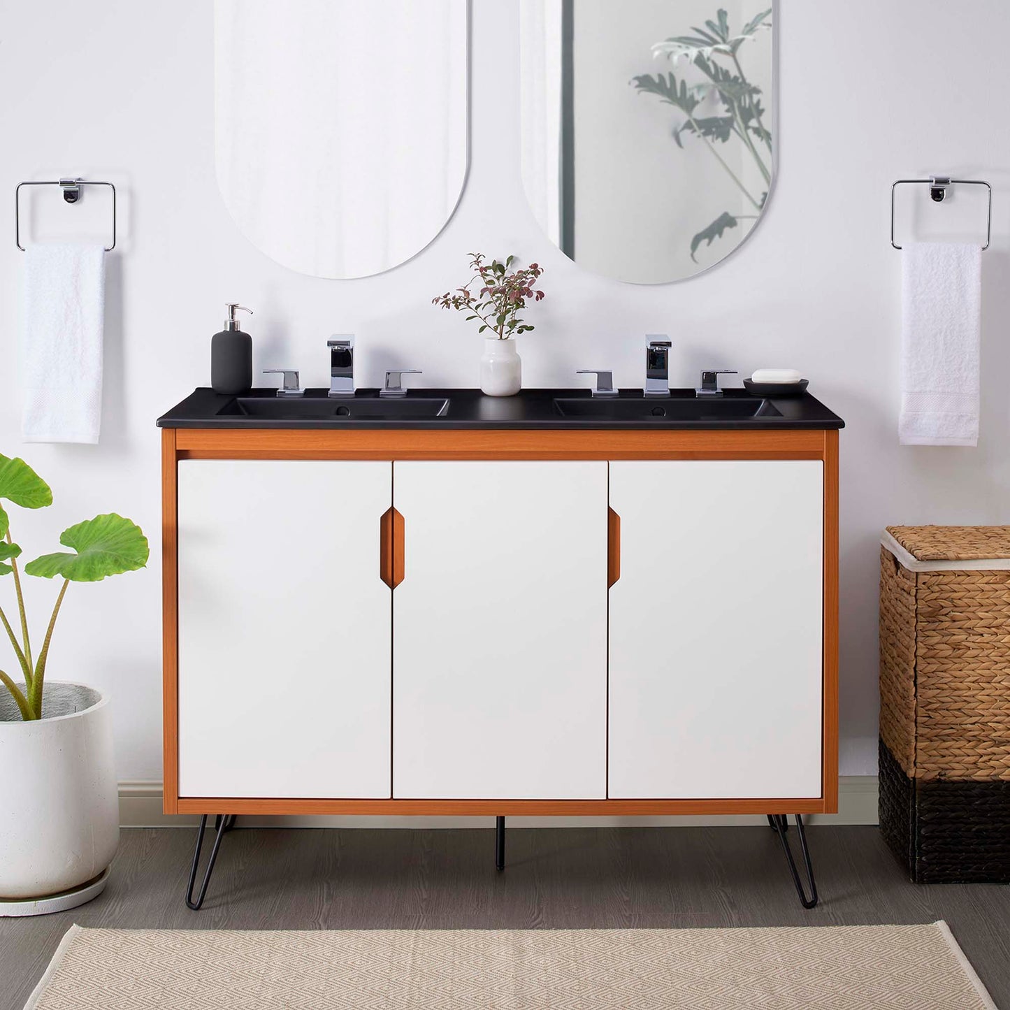 Energize 48" Double Sink Bathroom Vanity