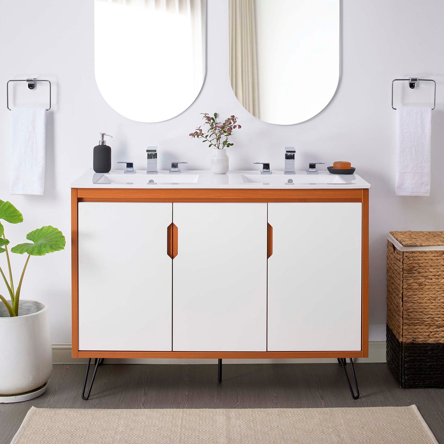 Energize 48" Double Sink Bathroom Vanity